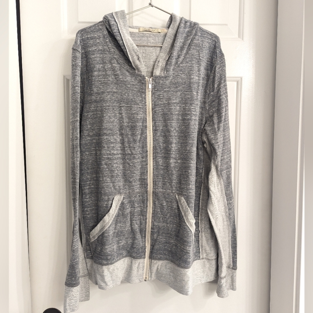 Abbot & Main Venice Beach, CA Zip Hoodie - French Terry - Heather Gray